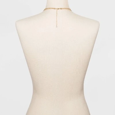 Cheap ✔️ Three Rows Seed Bead and Hanging Coins Layered Necklace - A New Day™ Gold ✔️ 4 Cheap ✔️ Three Rows Seed Bead and Hanging Coins Layered Necklace - A New Day™ Gold ✔️ - Image 2