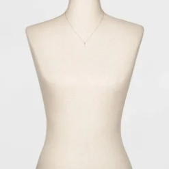 Best Sale 😍 Sterling Silver Pave Cubic Zirconia Cross Pendant Necklace - A New Day™ Silver/Clear ⌛