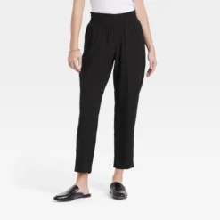 Best deal ❤️ Women's High-Rise Ruffle Waisted Pull-On Ankle Pants - A New Day™ 😍 -Outlet New Day Wear Store unnamed file 3338