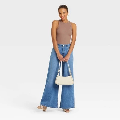 Cheap 🤩 Women's High-Rise Wide Leg Jeans - A New Day™ 🧨 4 Cheap 🤩 Women's High-Rise Wide Leg Jeans - A New Day™ 🧨 - Image 2