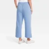 Coupon 🎉 Women's High-Rise Cropped Wide Leg Fleece Pants - A New Day™ ✨