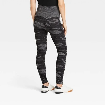 Cheapest ⌛ Women's Camo High-Waist Seamless Cotton Blend Camo Leggings - A New Day™ Black ❤️ 3 Cheapest ⌛ Women's Camo High-Waist Seamless Cotton Blend Camo Leggings - A New Day™ Black ❤️