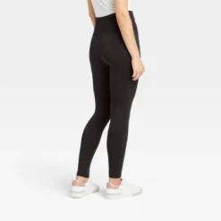 Buy 🥰 Women's High-Waist Seamless Fleece Lined Leggings - A New Day™ Dark Green 🔥