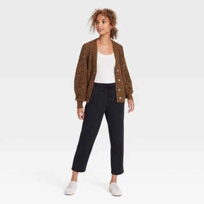 Discount 🌟 Women's High-Rise Knit Drawstring Ankle Pull-On Pants - A New Day™ 🎁 4 Discount 🌟 Women's High-Rise Knit Drawstring Ankle Pull-On Pants - A New Day™ 🎁 - Image 2