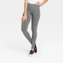 New 🤩 Women's High-Waisted Ankle Leggings - A New Day™ Gray 🎉 -Outlet New Day Wear Store unnamed file 3452