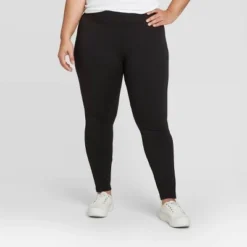 Wholesale 🥰 Women's High Waist Ponte Leggings - A New Day™ Black 👍 -Outlet New Day Wear Store unnamed file 3483