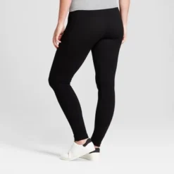 Cheapest 🥰 Women's Twill Seamless High Waist Leggings - A New Day™ Heather Gray ⌛