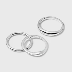Brand new ✨ Silver Plated Band Ring Set - A New Day™ ✔️ -Outlet New Day Wear Store unnamed file 3508