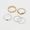 Deals 🎁 Chunky Stacking Ring Set - A New Day™ Gold ⭐