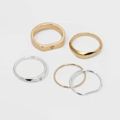 Deals 🎁 Chunky Stacking Ring Set - A New Day™ Gold ⭐ -Outlet New Day Wear Store unnamed file 3522