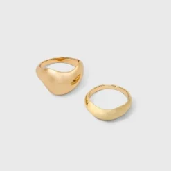 Brand new ✔️ Bold Dome Ring Set - A New Day™ Gold 👏 7 Brand new ✔️ Bold Dome Ring Set - A New Day™ Gold 👏 -Outlet New Day Wear Store unnamed file 3532