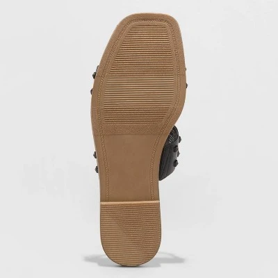 Top 10 ⭐ Women's Stella Two Band Studded Sandals - A New Day™ White 🥰 5 Top 10 ⭐ Women's Stella Two Band Studded Sandals - A New Day™ White 🥰 - Image 3