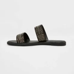 Flash Sale 🥰 Women's Kersha Embellished Slide Sandals - A New Day™ Rose Gold 🌟