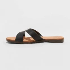 Cheapest 🧨 Women's Catie Slide Sandals - A New Day™ Black 💯