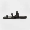 Best Sale ✔️ Women's Marilyn Toe Loop Slide ⭐ Sandals - A New Day™ Black 🌟 -Outlet New Day Wear Store unnamed file 3702