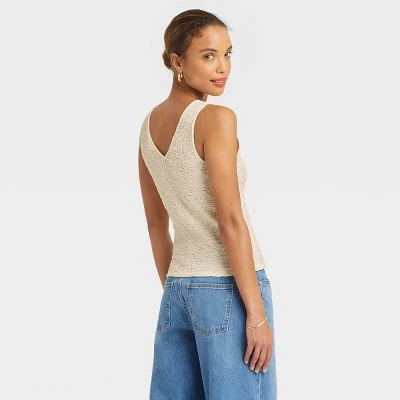 Top 10 🥰 Women's Textured Tank Top - A New Day™ ⭐ 3 Top 10 🥰 Women's Textured Tank Top - A New Day™ ⭐