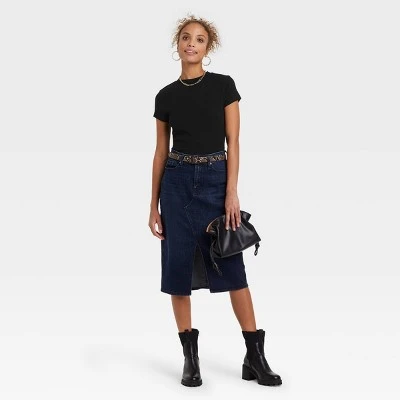 Coupon 😀 Women's Short Sleeve Ribbed T-Shirt - A New Day™ 🥰 4 Coupon 😀 Women's Short Sleeve Ribbed T-Shirt - A New Day™ 🥰 - Image 2