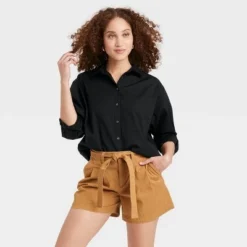 Budget 😀 Women's Long Sleeve Button-Down Boyfriend Shirt - A New Day™ ❤️ 8 Budget 😀 Women's Long Sleeve Button-Down Boyfriend Shirt - A New Day™ ❤️ -Outlet New Day Wear Store unnamed file 3805