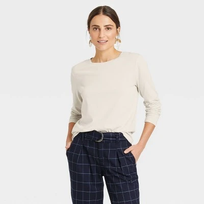 Best deal 👏 Women's Long Sleeve T-Shirt - A New Day™ 🥰 5 Best deal 👏 Women's Long Sleeve T-Shirt - A New Day™ 🥰 - Image 3