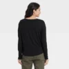 Cheap ⌛ Women's Long Sleeve Rayon Span T-Shirt - A New Day™ 🛒 -Outlet New Day Wear Store unnamed file 3887