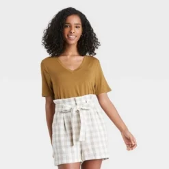Flash Sale ✔️ Women's Short Sleeve V-Neck T-Shirt - A New Day™ ⭐ -Outlet New Day Wear Store unnamed file 3925
