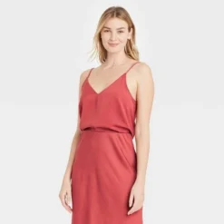 Hot Sale ⌛ Women's Woven Cami - A New Day™ ⌛ -Outlet New Day Wear Store unnamed file 3965