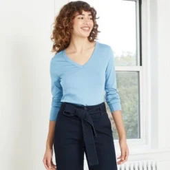 Top 10 🧨 Women's Long Sleeve V-Neck Fitted T-Shirt - A New Day™ Burgundy 🥰 7 Top 10 🧨 Women's Long Sleeve V-Neck Fitted T-Shirt - A New Day™ Burgundy 🥰 -Outlet New Day Wear Store unnamed file 3989