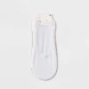 New 🌟 Women's Cotton Jersey 2pk Liner Socks - A New Day™ 4-10 White/beige ✨ -Outlet New Day Wear Store unnamed file 4032