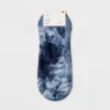 New ⭐ Women's Tie-Dye Cotton Jersey 2pk Liner Socks - A New Day™ Navy 4-10 🔥 -Outlet New Day Wear Store unnamed file 4037