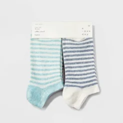 Flash Sale ❤️ Women's 6pk Striped Low Cut ⌛ Socks - A New Day™ Assorted Colors 4-10 ✨
