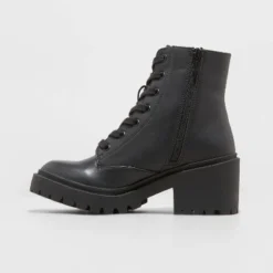 Budget 😉 Women's Brie Combat Boots - A New Day™ Crocodile Black 😉