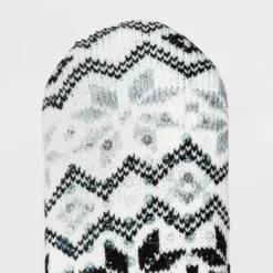 Brand new ✔️ Women's Snowflake Double Lined Cozy Booties with Grippers - A New Day™ Ivory 4-10 🎁 -Outlet New Day Wear Store unnamed file 4104