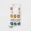 Best Pirce 🛒 Women's Gradient Snowflake Double Lined Cozy Crew Socks - A New Day™ Ivory 4-10 🌟 -Outlet New Day Wear Store unnamed file 4148