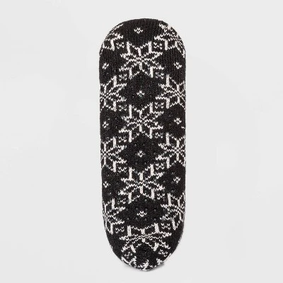 Budget ❤️ Women's Floral Double Lined Cozy Booties with Grippers - A New Day™ 4-10 Heather Gray/turquoise ❤️ 5 Budget ❤️ Women's Floral Double Lined Cozy Booties with Grippers - A New Day™ 4-10 Heather Gray/turquoise ❤️ - Image 3