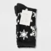 Buy 💯 Women's Snowflake Cozy Crew Socks - A New Day™ 4-10 Pink 😉