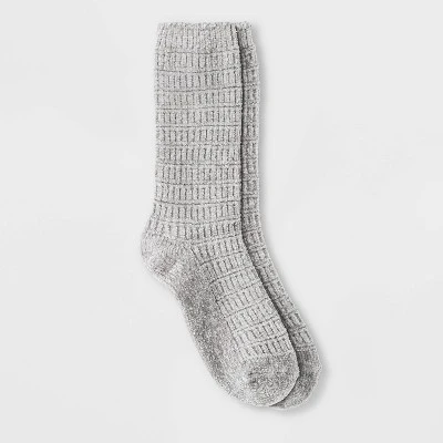 Cheap ❤️ Women's Textured Chenille Cozy Crew ❤️ Socks - A New Day™ 4-10 Gray ⌛ 8 Cheap ❤️ Women's Textured Chenille Cozy Crew ❤️ Socks - A New Day™ 4-10 Gray ⌛ - Image 6