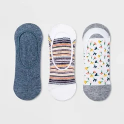 Flash Sale 🤩 Women's Floral Dandelion 3pk Liner 🤩 Socks - A New Day™ White/Blue 4-10 ⌛ -Outlet New Day Wear Store unnamed file 4213