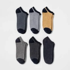 Discount 💯 Women's Striped 6pk Low Cut Socks - A New Day™ 4-10 Cool Mix 🛒 -Outlet New Day Wear Store unnamed file 4220