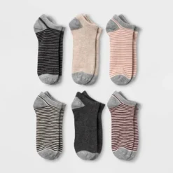 Discount 💯 Women's Striped 6pk Low Cut Socks - A New Day™ 4-10 Cool Mix 🛒 -Outlet New Day Wear Store unnamed file 4221