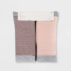 Buy ❤️ Women's Striped 6pk Crew 🤩 Socks - A New Day™ 4-10 Assorted Colors ✔️