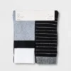 Promo 🔔 Women's Striped 6pk Crew Socks - A New Day™ Black/White/Gray 4-10 ⭐ -Outlet New Day Wear Store unnamed file 4256