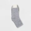 Best Sale ⌛ Women's 3pk Mary Jane Fold Over Cuff 🎁 Socks - A New Day™ 4-10 Gray Heather ✔️