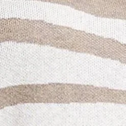 Coupon 🤩 Women's Animal Print Crewneck Pullover Sweater - A New Day™ Cream L ⭐ -Outlet New Day Wear Store unnamed file 4394