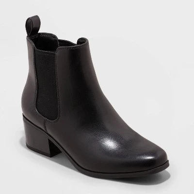 Deals ✨ Women's Ellie Chelsea Boots - A New Day™ Black ⌛ 6 Deals ✨ Women's Ellie Chelsea Boots - A New Day™ Black ⌛ - Image 4