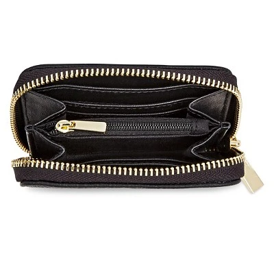 Brand new 🎁 Women's Small Zip Wallet - A New Day™ Black ❤️ 3 Brand new 🎁 Women's Small Zip Wallet - A New Day™ Black ❤️