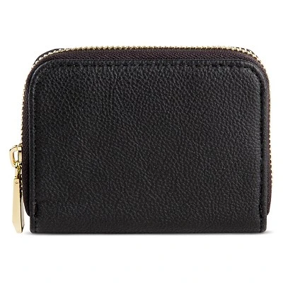 Brand new 🎁 Women's Small Zip Wallet - A New Day™ Black ❤️ 6 Brand new 🎁 Women's Small Zip Wallet - A New Day™ Black ❤️ - Image 4