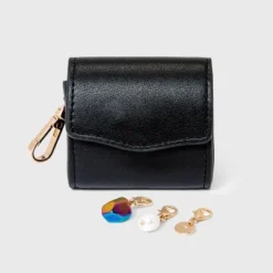 Best Pirce ⭐ Ear Bud Case Coin Purse - A New Day™ Metallic Gray ⌛ -Outlet New Day Wear Store unnamed file 4529