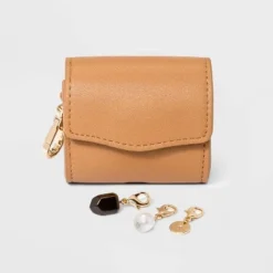 Best Pirce ⭐ Ear Bud Case Coin Purse - A New Day™ Metallic Gray ⌛ -Outlet New Day Wear Store unnamed file 4530