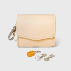 Best Pirce ⭐ Ear Bud Case Coin Purse - A New Day™ Metallic Gray ⌛ -Outlet New Day Wear Store unnamed file 4532