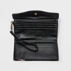 Top 10 🛒 Flap Pouch with Folded Double Interior Wristlet - A New Day™ Blue 👍